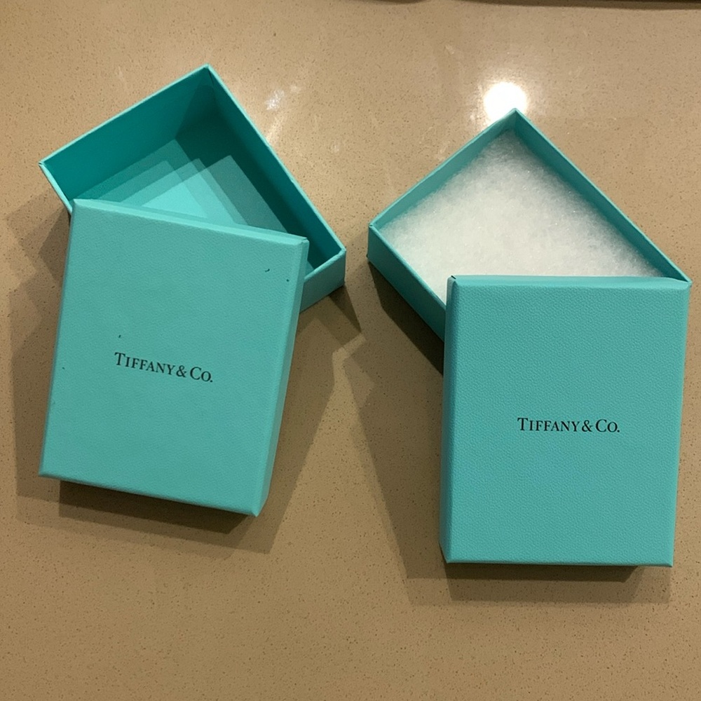 Two Tiffany boxes